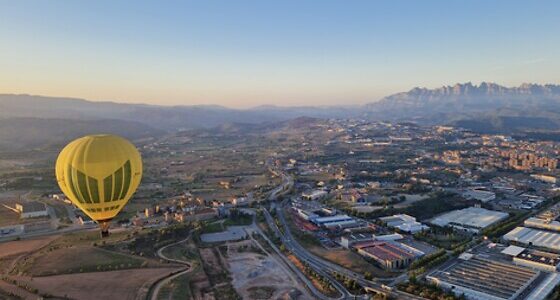 Balloon ride through Manresa