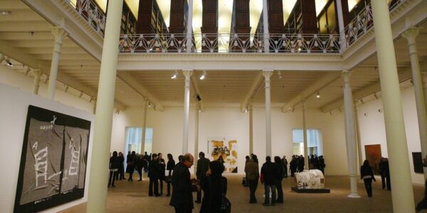 Entrada a la Fundació Antoni Tàpies