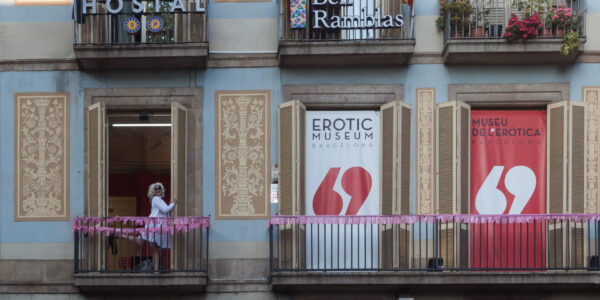 Entrance to the Erotic Museum of Barcelona