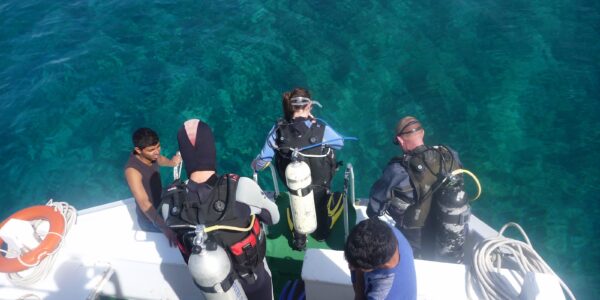 Diving baptism in Tarragona