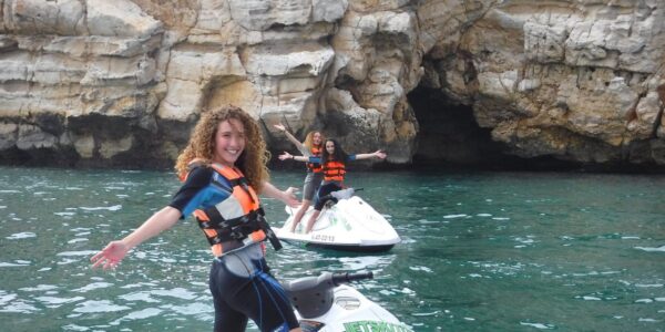 Jet boarding in Salou