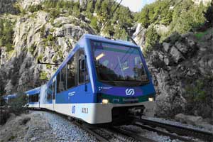 Tren cremallera del Vall de Núria