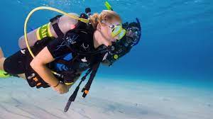 Diving baptism in Salou