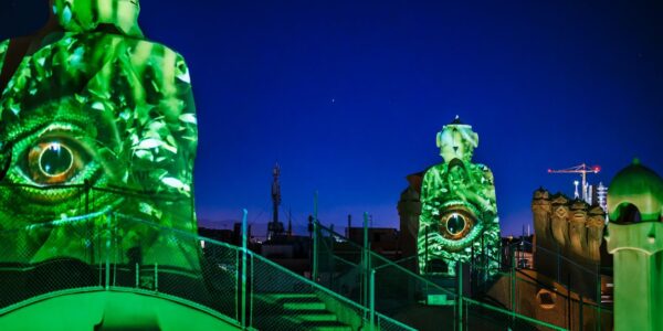 Night visit and show in La Pedrera