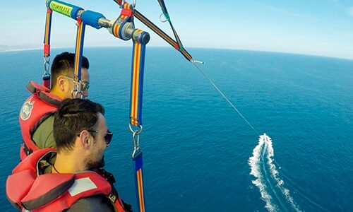 Parasailing in Barcelona