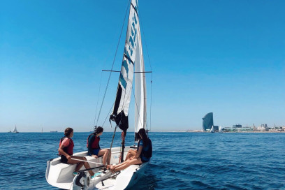 Sailing trip through Barcelona