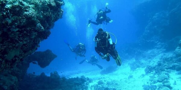 Diving baptism in Tarragona