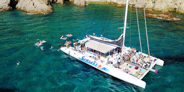 Full-day catamaran ride