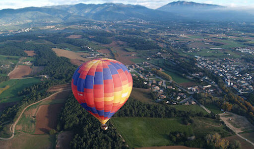 Paseo en globo por el Montseny